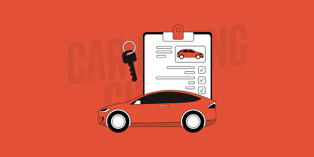Visual guide on 'Car-Buying Guides', a valuable car dealership blog idea, showcasing steps in the car purchase process, ideal for educating potential buyers.