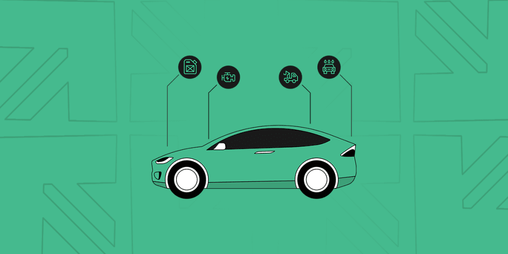 Informative graphic on 'Car Maintenance Tips', a recommended subsection for car dealership blogs, demonstrating vehicle upkeep to enhance customer knowledge.