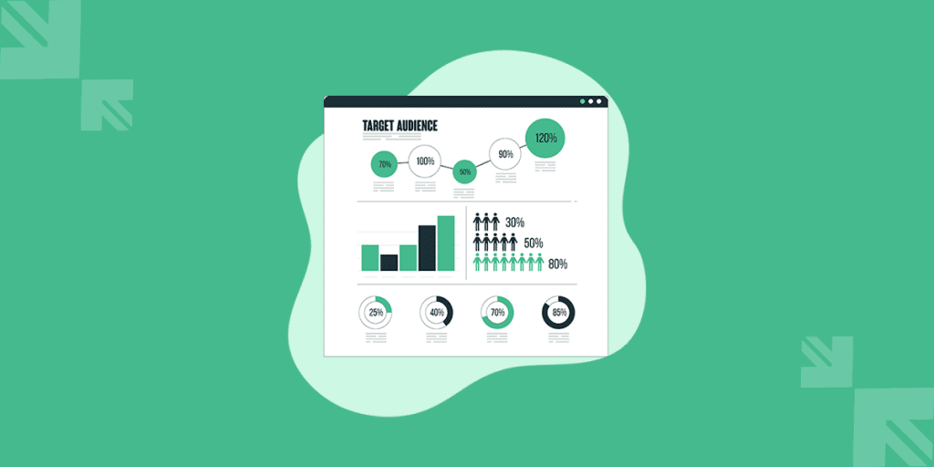 Analytics dashboard image displaying demographics and engagement metrics, essential for understanding the target audience of a car dealership blog.