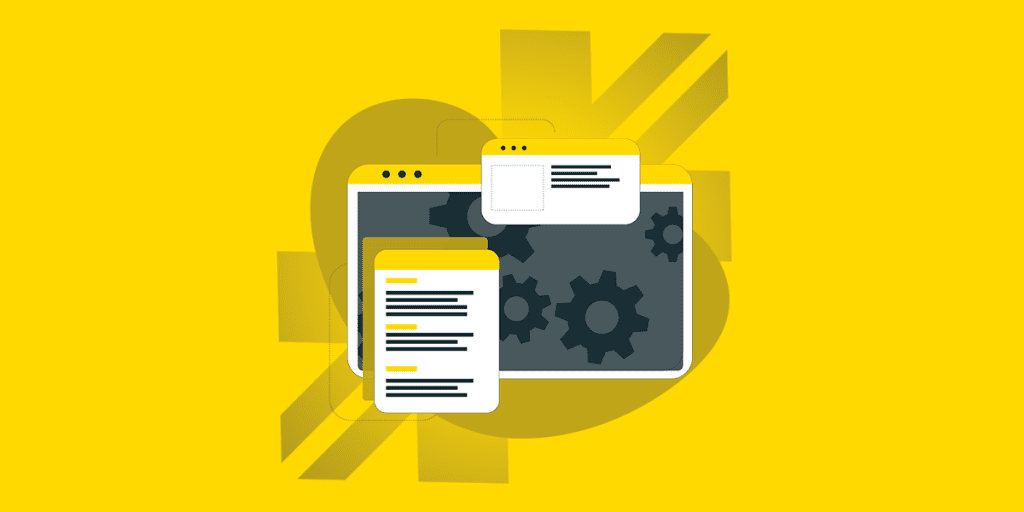 A collection of digital marketing tools and SEO icons, portraying the application of SEO best practices for a car dealership blog.